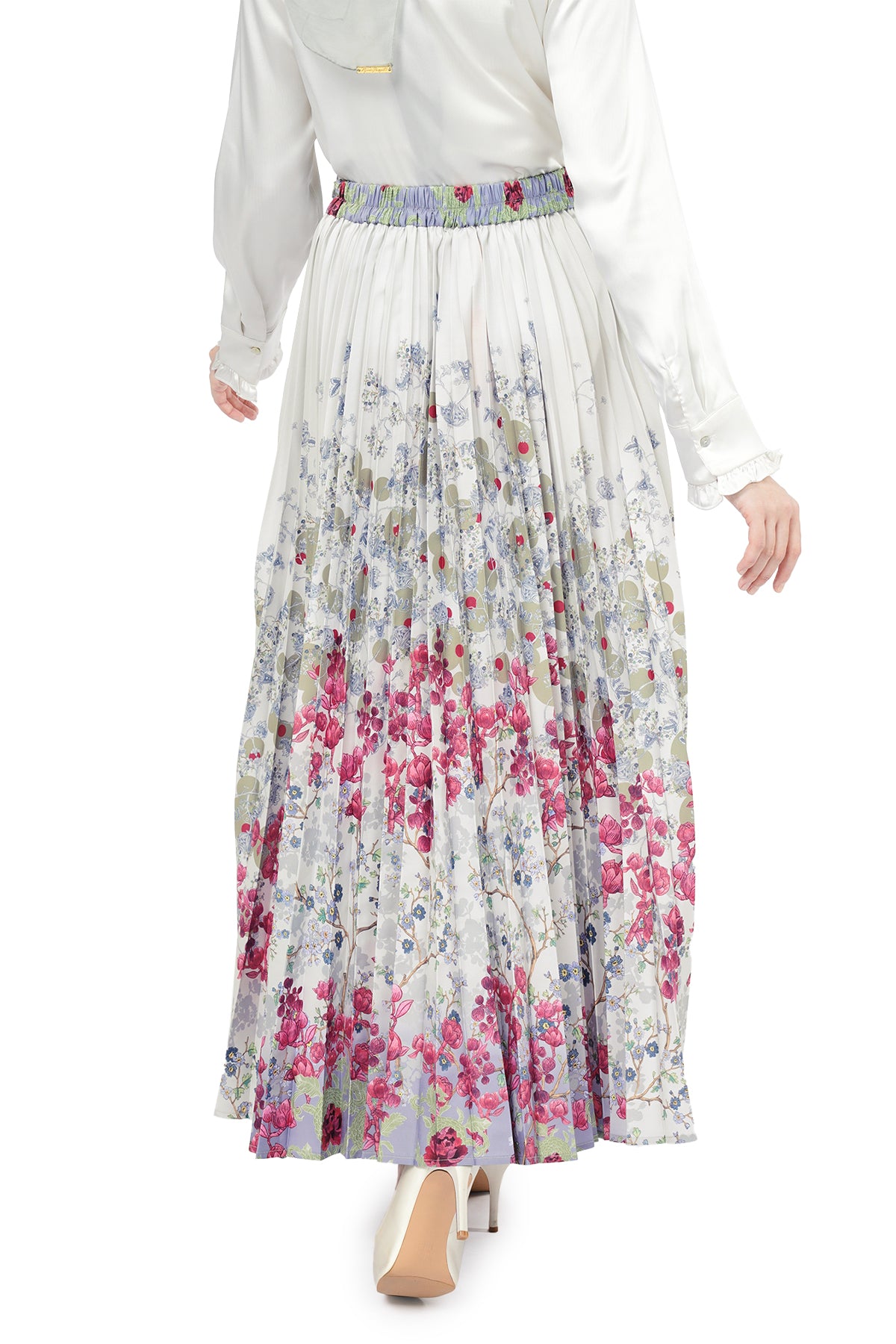 ワンピース Bonjour Diary long skirt dress + scarf FINAL SALE！！！Bonjour diary LONG SKIRT 2WAY DRESS & SCARF