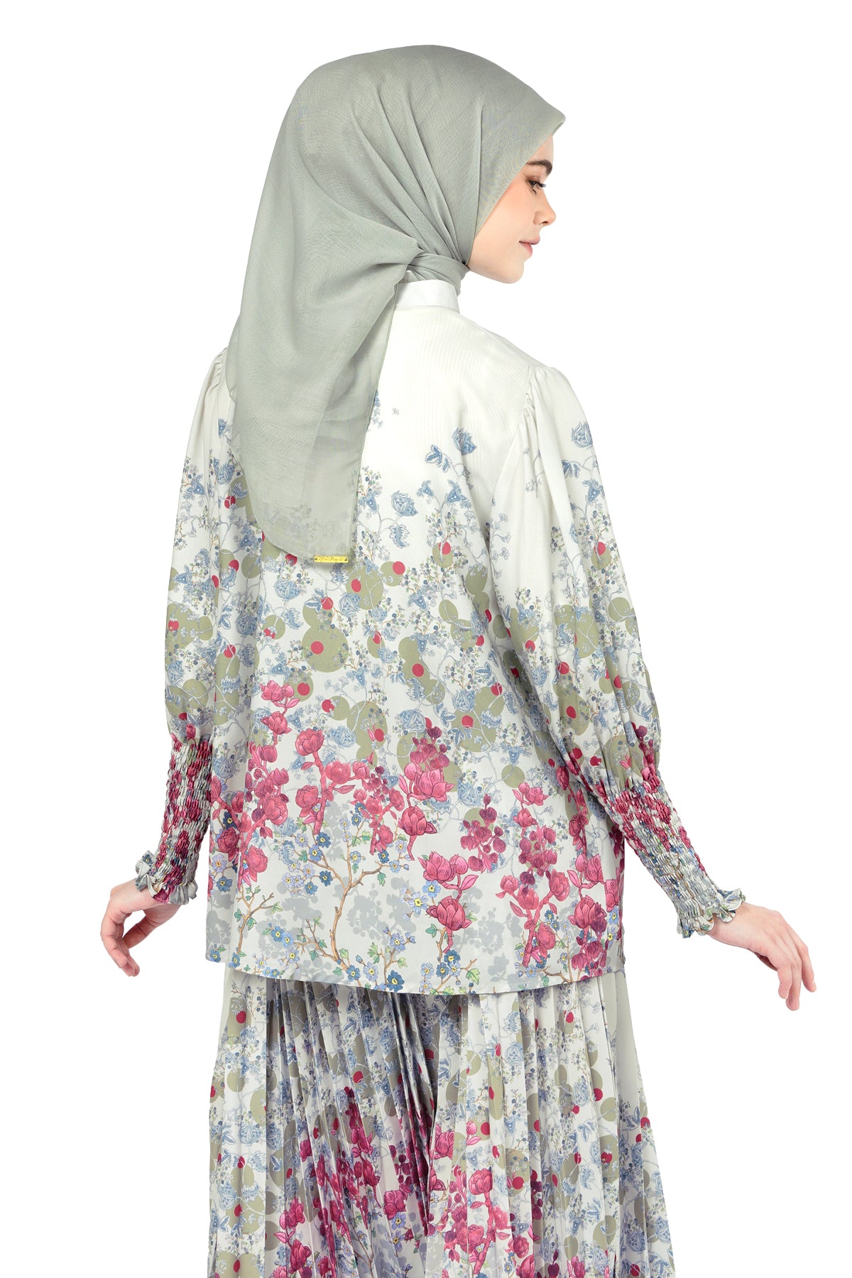 Bonjour Smock Blouse - Ivory - Nada Puspita
