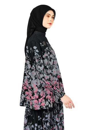 Bonjour Smock Blouse - Black