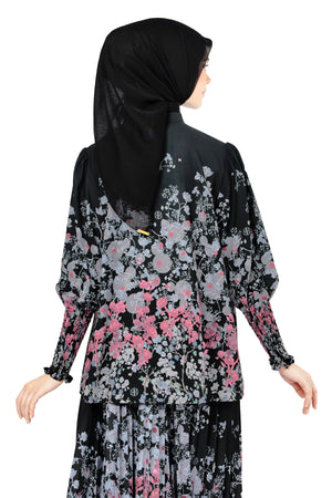 Bonjour Smock Blouse - Black