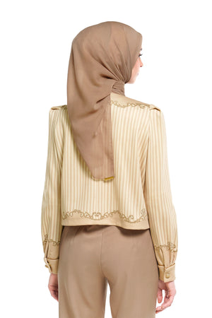Ciao Bella Crop Shirt - Rustic Yellow