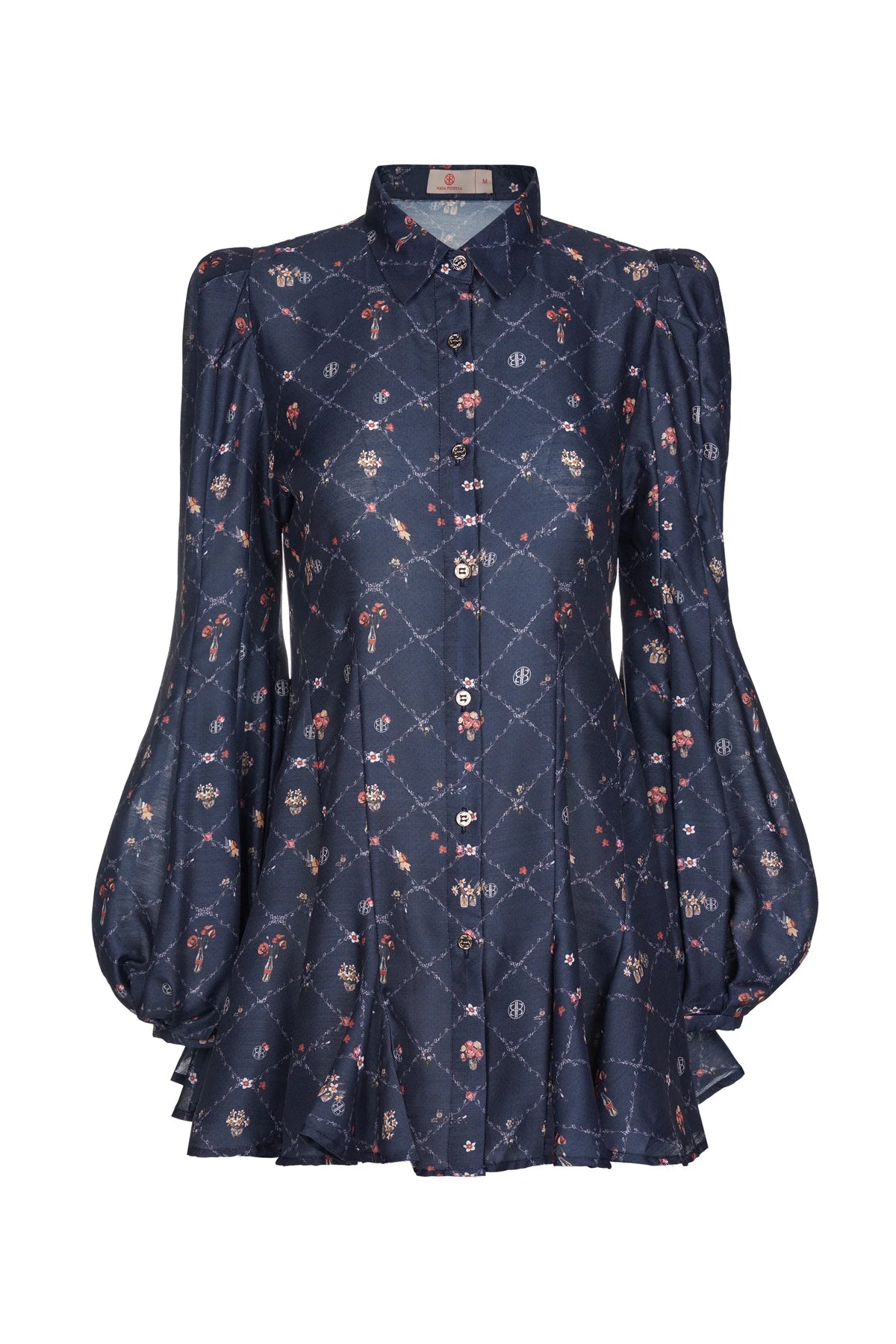 Ciao Bella Flare Shirt - Navy