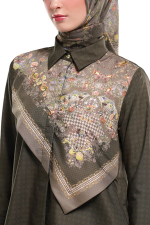 Ciao Bella Front Handkerchief Shirt - Brown
