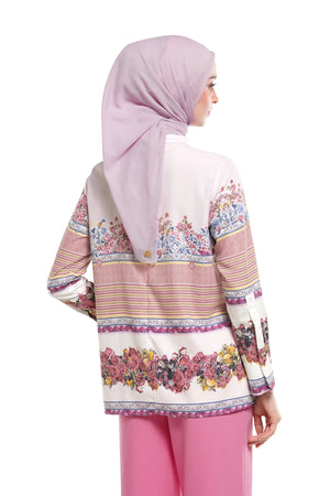 Ciao Bella Pleated Blouse - Pink