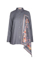 Ciao Bella Side Handkerchief Shirt - Rustic Blue