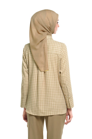 Ciao Bella Side Handkerchief Shirt - Rustic Yellow
