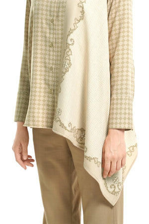 Ciao Bella Side Handkerchief Shirt - Rustic Yellow