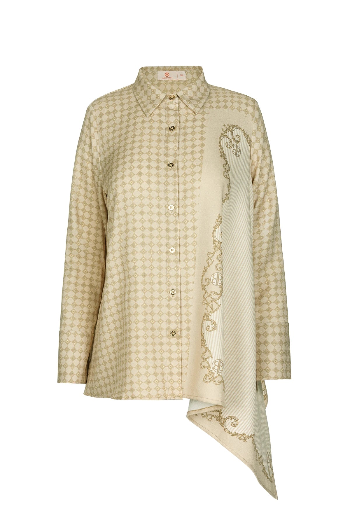 Ciao Bella Side Handkerchief Shirt - Rustic Yellow