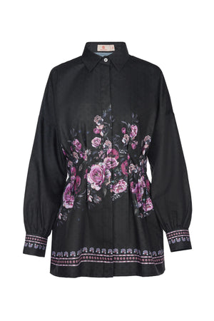 Ciao Bella Wrap Shirt - Black