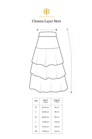 Clemira Layer Skirt - Blue