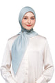 Basic Monogram Scarf - Celestial Blue