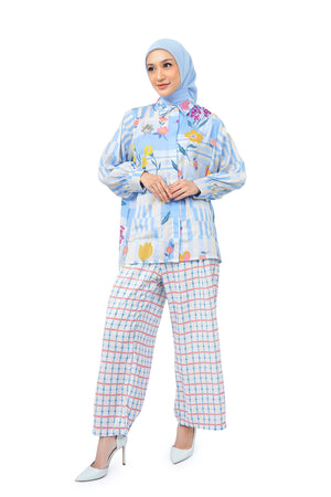 Calla Shirt With Pocket - Blue