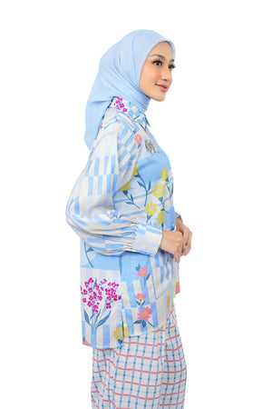Calla Shirt With Pocket - Blue