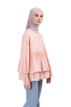 Camilla Ruffle Blouse - Pink