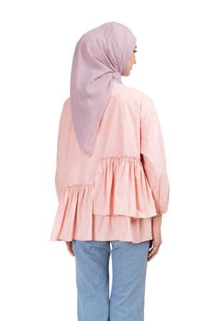Camilla Ruffle Blouse - Pink