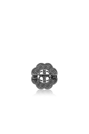 Aurora Pin Brooch - Black