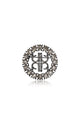 Cirra Crystal Brooch - Black