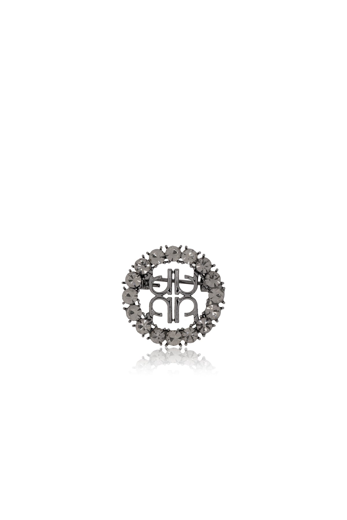 Cirra Pin Brooch - Black