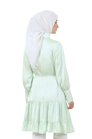 Clara Ruffle Tunic - Mint