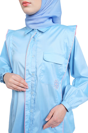 Clemira Details Shirt - Blue