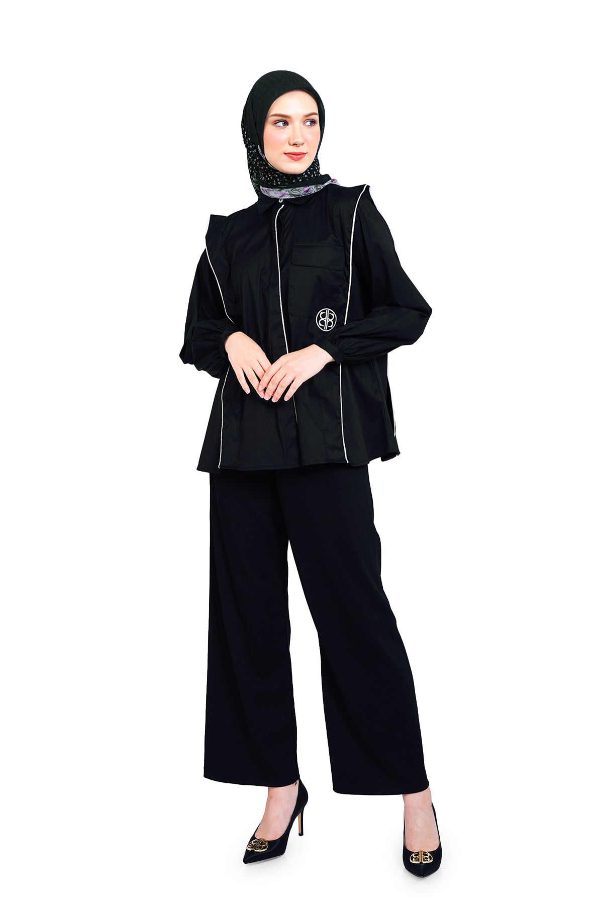 Clemira Details Shirt - Black