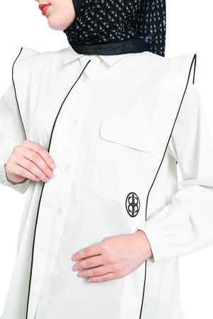Clemira Details Shirt - White