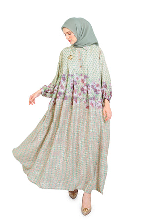 Clemira Kaftan Dress - Beige