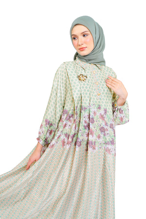 Clemira Kaftan Dress - Beige
