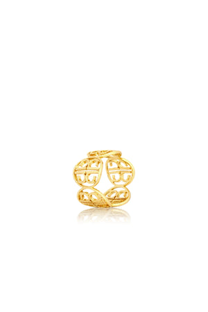 Cleo Ring Brooch - Gold