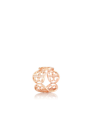 Cleo Ring Brooch - Rose Gold