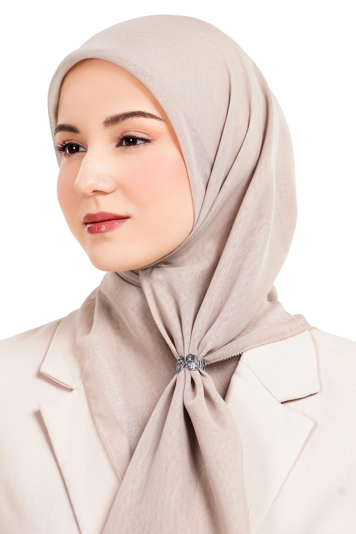 Cleo Ring Brooch - Silver