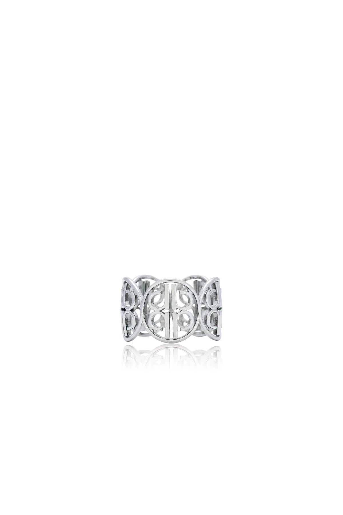 Cleo Ring Brooch - Silver
