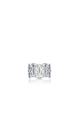 Cleo Ring Brooch - Silver