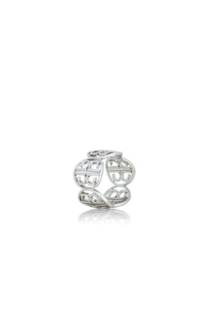 Cleo Ring Brooch - Silver