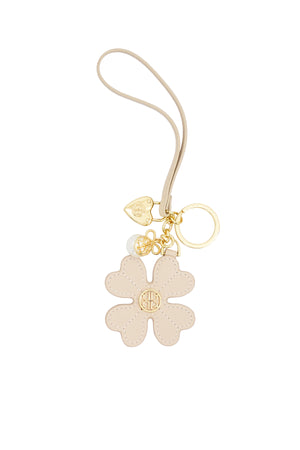 Clover Charm - Beige