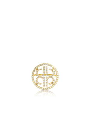 Colette Ring Brooch - Gold