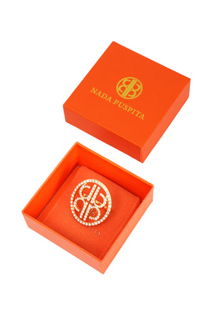 Colette Ring Brooch - Gold