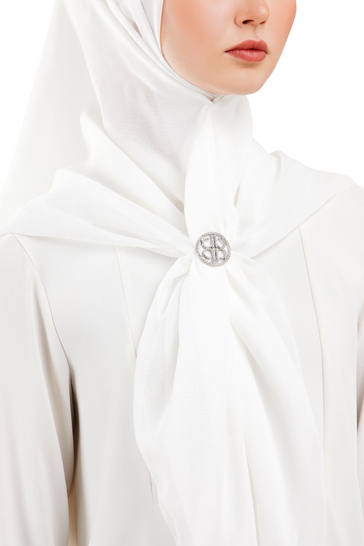 Colette Ring Brooch - Silver