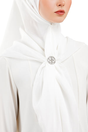 Colette Ring Brooch - Silver