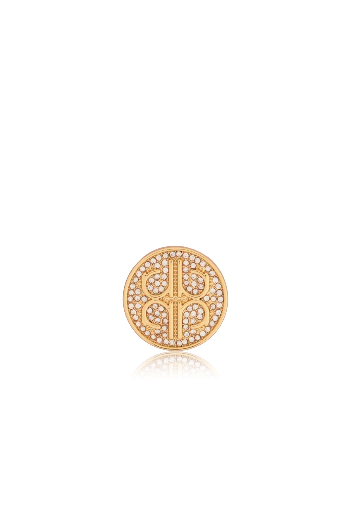Classic Cyra Pin Brooch - Gold