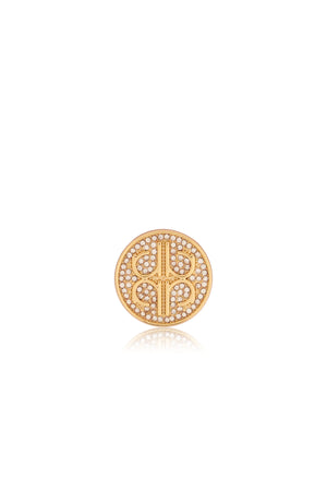 Classic Cyra Pin Brooch - Gold