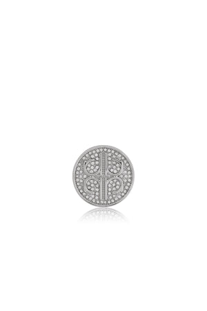 Classic Cyra Pin Brooch - Silver