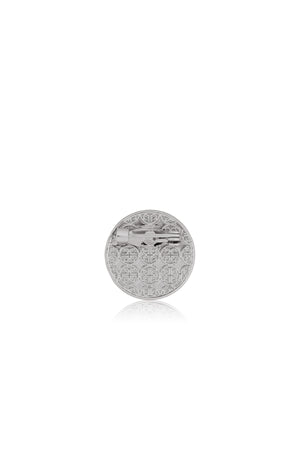 Classic Cyra Pin Brooch - Silver
