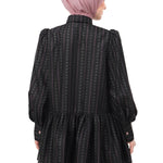 Doraemon Peplum Shirt - Black