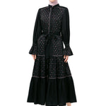 Doraemon Tiered Dress - Black