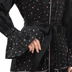 Doraemon Tiered Dress - Black