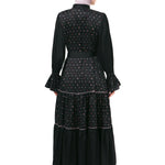Doraemon Tiered Dress - Black