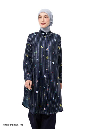 Doraemon Tunic Shirt - Navy