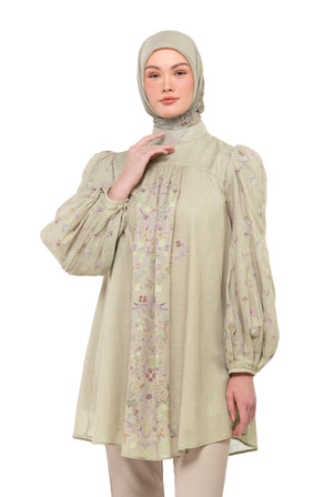 Sweet Eid Loose Blouse - Sand
