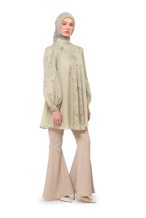 Sweet Eid Loose Blouse - Sand